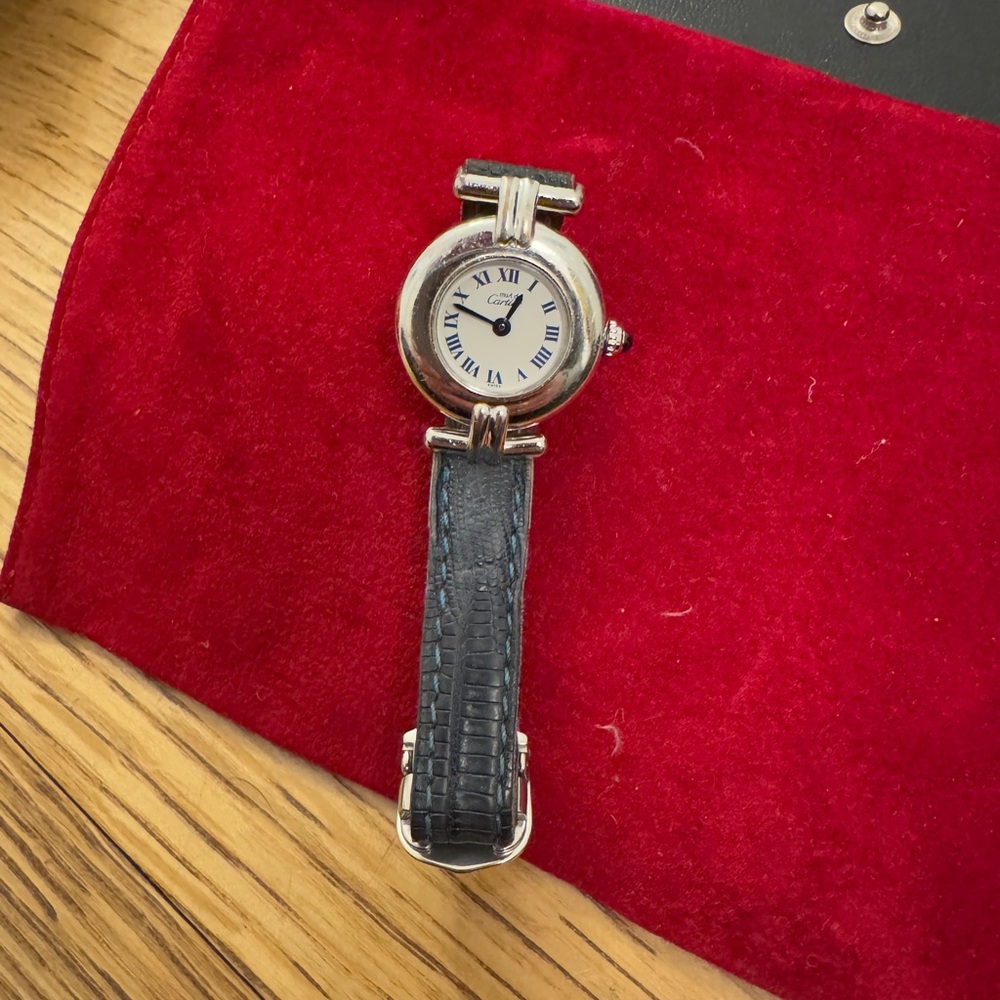 Must de Cartier Silver Dainty Watch